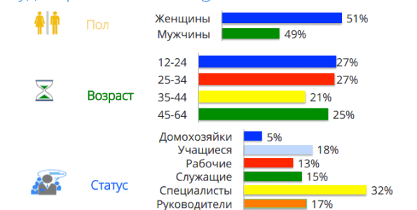 аудитория гугл